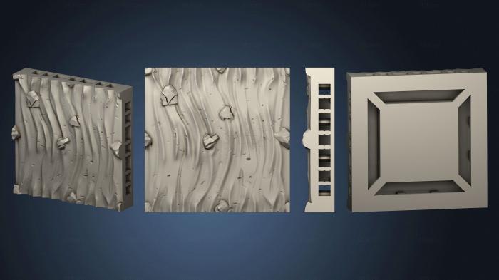 3D модель Натуральная Напольная плитка Desert Tile 2x2 A (STL)