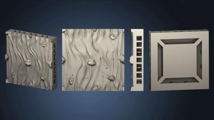 3D модель Натуральная Напольная плитка Desert Tile 2x2 B (STL)