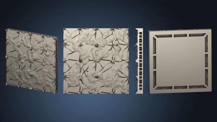 3D модель Натуральная Напольная плитка Froands Tile 4x4 B (STL)