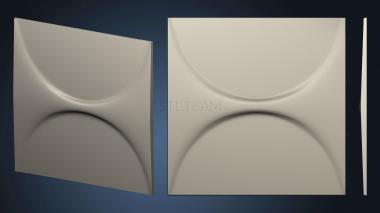 3D model Shaped panel (STL)