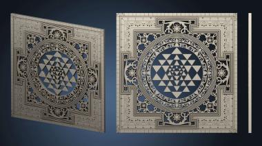 3D model Openwork panel version1 (STL)