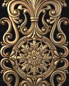 3D model 3d model of carved panel, stl, for CNC (STL)