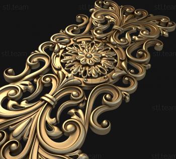 3D model 3d model of carved panel, stl, for CNC (STL)