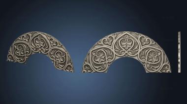 3D model Carved arch panel (STL)