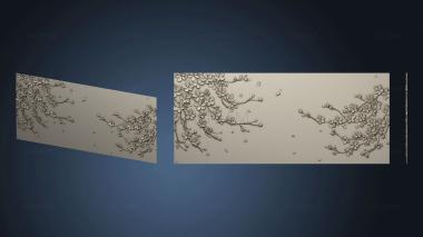 3D model Cherry blossom panel (STL)