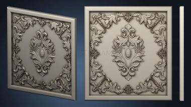 3D model Carved panel (STL)