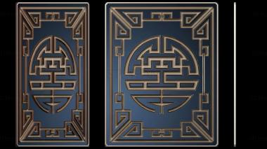 3D model Pattern flowers (STL)