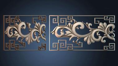 3D model Pattern flowers (STL)