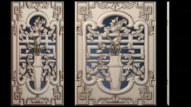 3D model Pattern flowers (STL)