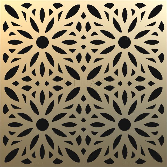 Панели 2D Snowflake symmetry