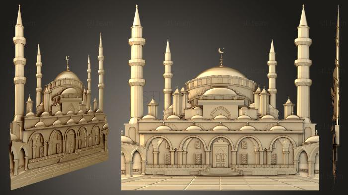 3D модель Мечеть для панели (STL)