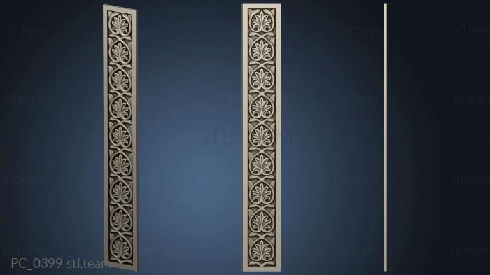 Панели церковные Carved column version2