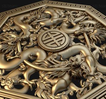 3D модель Китайская монета (STL)