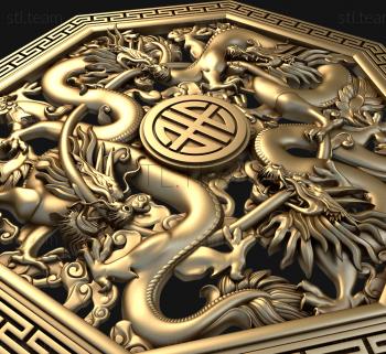 3D model Chinese coin (STL)