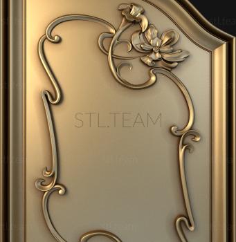 3D model Flowers and ribbon (STL)