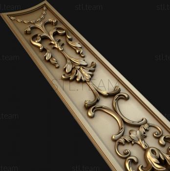 3D модель Резные ирисы и ленты (STL)