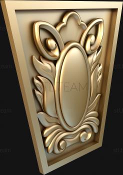 3D model Medallion with ears (STL)