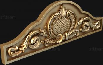 3D model Medallion and plumes (STL)