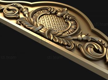 3D model Medallion and plumes (STL)