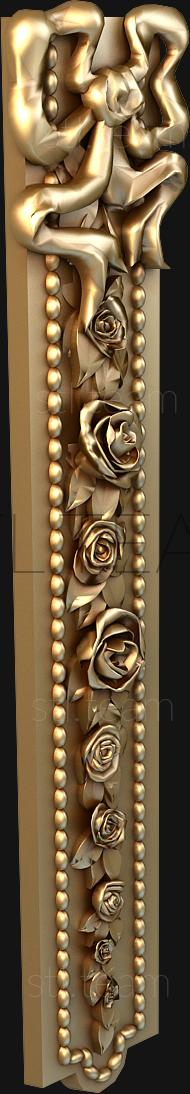 3D модель Бант и розы (STL)