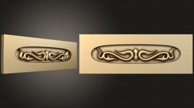 3D model Decor simple recessed in an oval (STL)