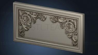 3D model Panel with decorations (STL)