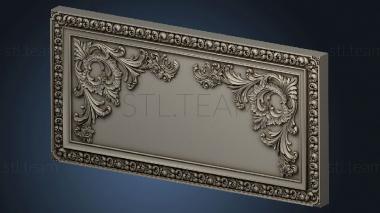 3D model Panel with decorations (STL)