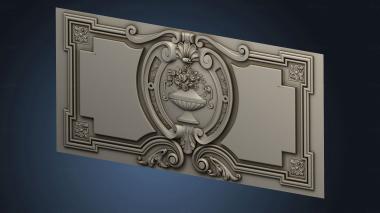 3D model Carved panel on the stairs (STL)