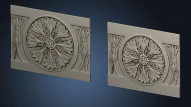 3D model Flower paneling1925 VERSION2 (STL)