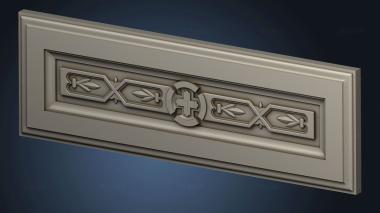 3D model Three panels with religious symbols (STL)