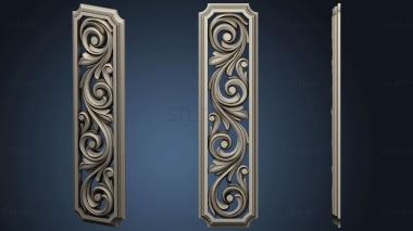 3D model Decorative panel slotted vertical (STL)