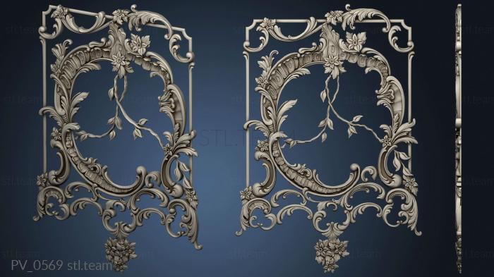 Панели вертикальные Carved door trim