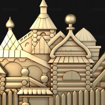 3D model Wooden houses (STL)