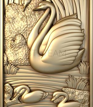 3D model Swans (STL)