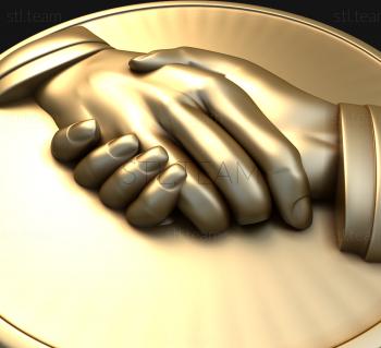 3D model Handshake (STL)