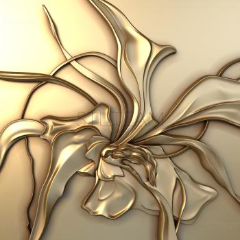 3D модель Орхидея (STL)