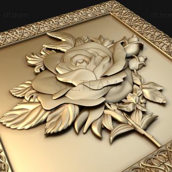 3D model Rose (STL)