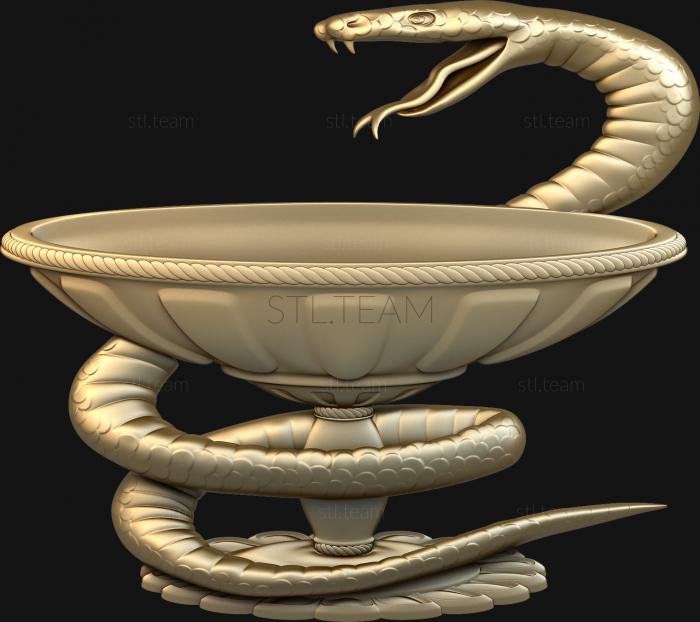 Snake and bowl