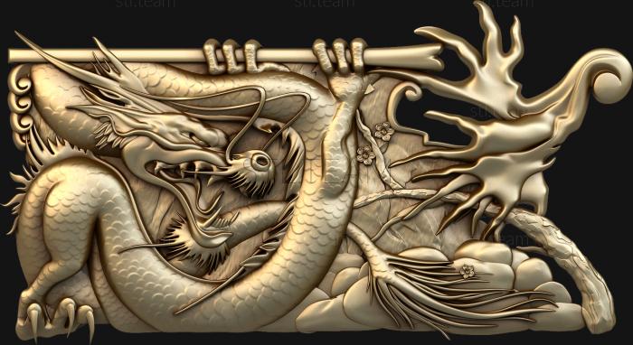 3D model Scary dragon (STL)