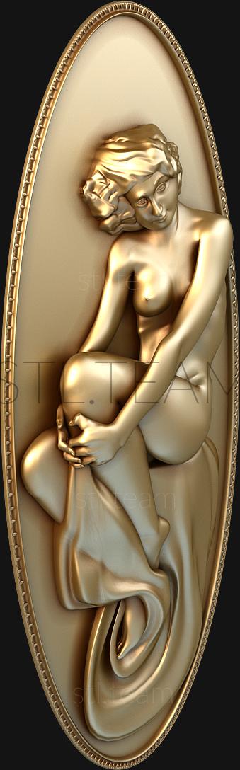 3D модель Раздетая женщина (STL)