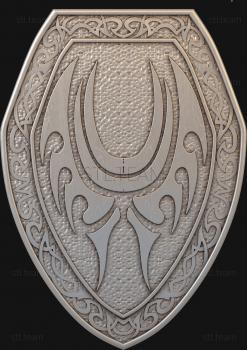3D model Oval shield (STL)