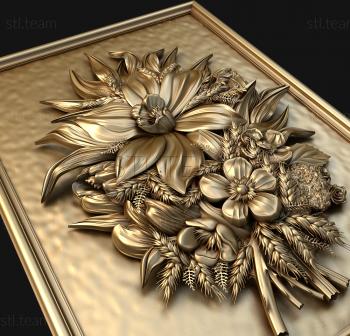3D model Bouquet of flowers (STL)