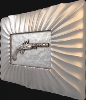 3D модель Старинный пистолет (STL)