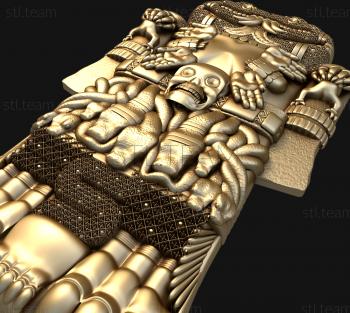 3D model Mayan deity (STL)