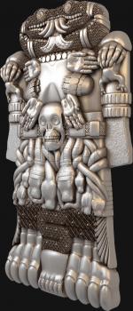 3D model Mayan deity (STL)