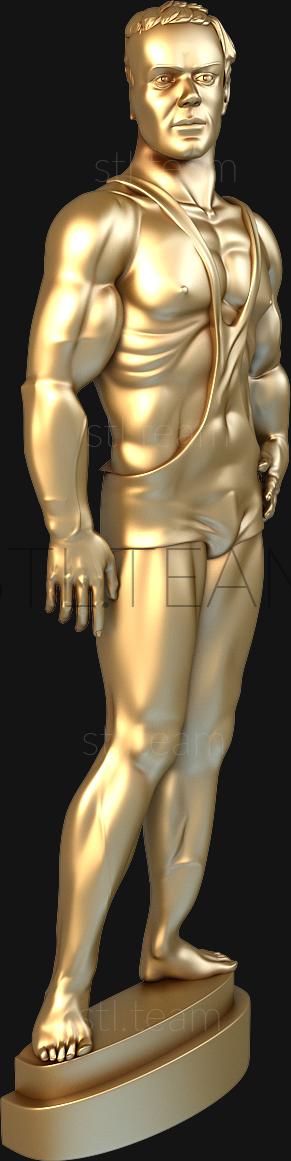 3D model Wrestler (STL)