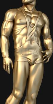 3D model Wrestler (STL)