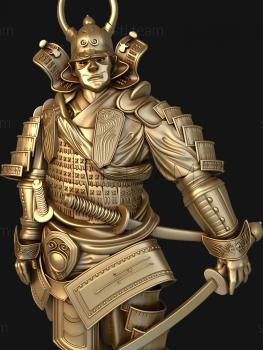 3D модель Японский воин (STL)