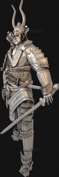 3D model Japanese warrior (STL)