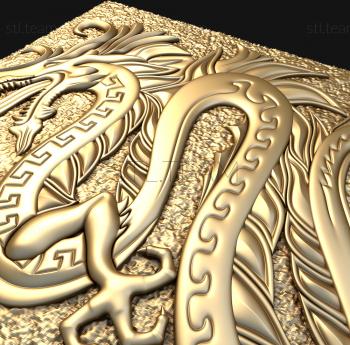 3D model Japanese dragon (STL)